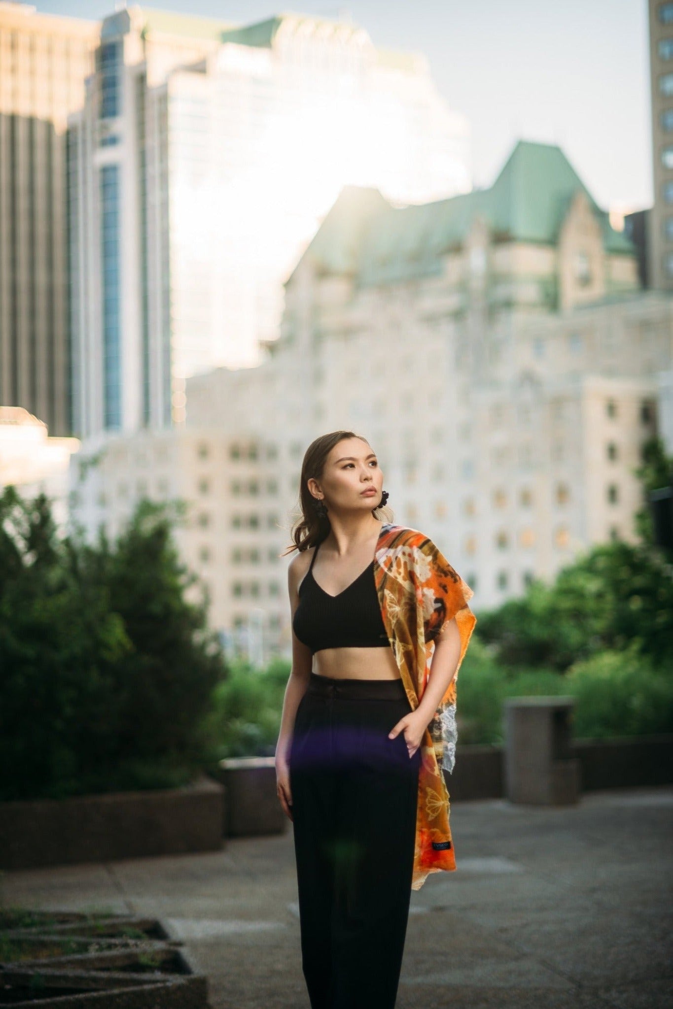 Floral Cashmere Shawl