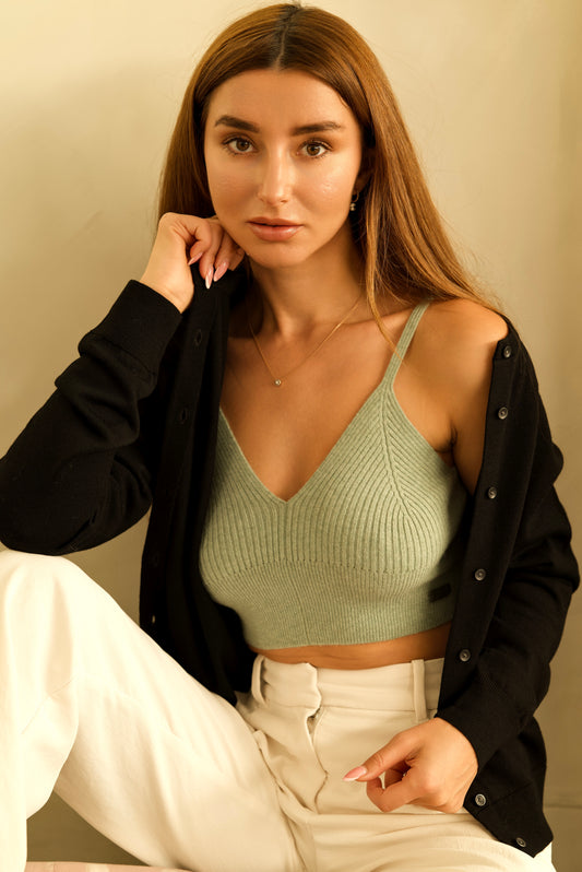 Cashmere Crop Top