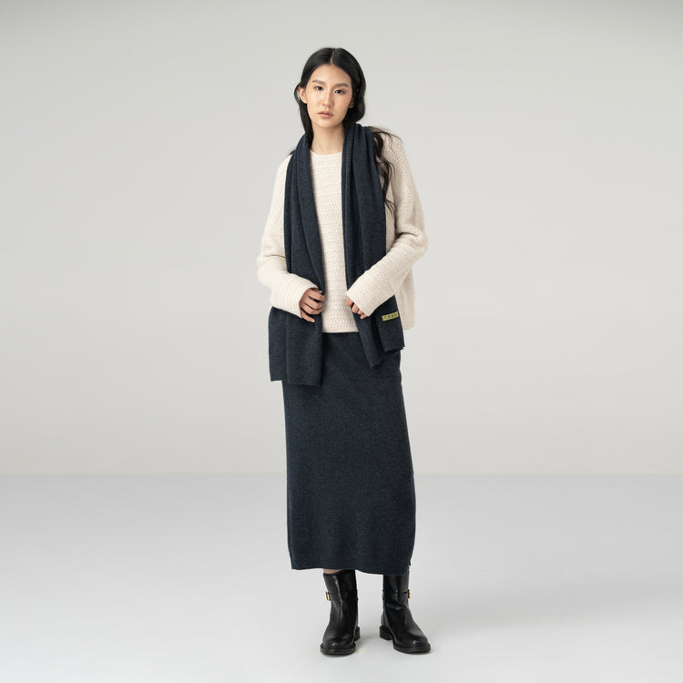 Cashmere Noir Scarf