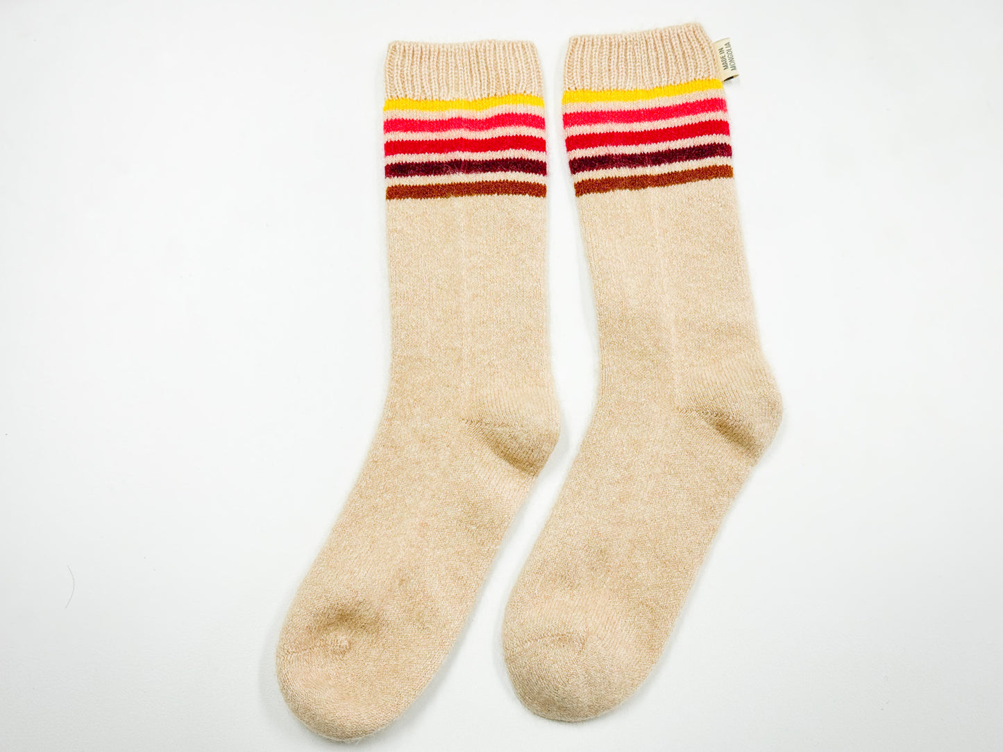 Cashmere Striped Socks