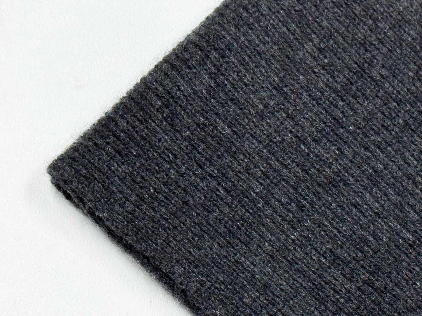 Ribbed Knit Cashmere Scarf